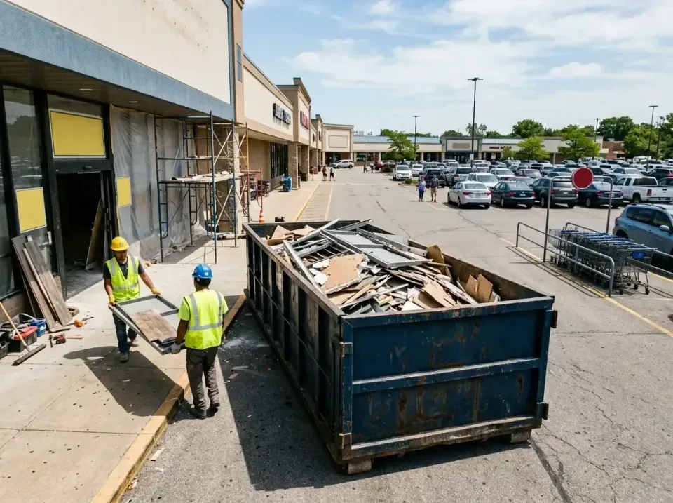 retail-store-renovation-debris-003 — frequently asked questions, Roll-off Dumpster Rentals in Glenmont, MD